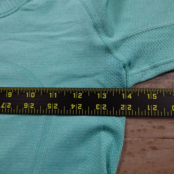 Lululemon Swiftly Tech Long Sleeve Crew Women’s Size 4 Mint Green Seamless Run - Picture 8 of 12